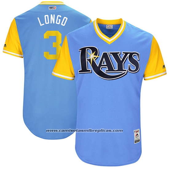 Camiseta Beisbol Hombre Tampa Bay Rays 2017 Little League World Series Evan Longoria Azul